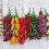 (White) Artificial Garlic String Ornament House Kitchen Party Pub Decoration Cabinet 3