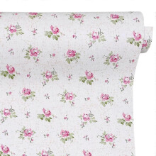 1 Roll Shelf Liner Pink Rose Furniture Revamp 393.7x17.7 Inch