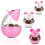 4 Pcs Small Cat Food Ball Dispenser for Interactive Training 1