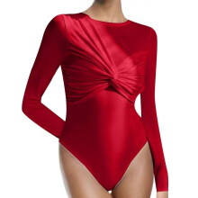 Wetlook Ballet Leotard
Sexy Slim Fit Jumpsuit
Ribbed Shapewear Bodysuit S Rot