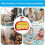 Pocket rhythm game, finger dance game machine  electronic rhythm game with light music 3