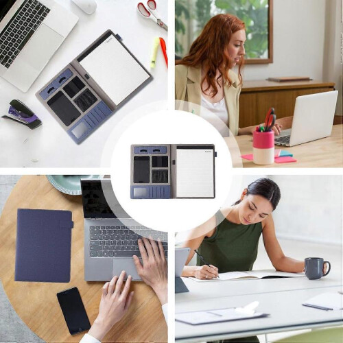 Professional Document Organizer with Notepad and Business Card Holder 2