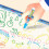 Water Doodle Mat – Kids Drawing Mat, Learning Toy, Writing Activity, 80 x 80 cm 5