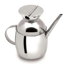Stainless Steel Olive Oil Dispenser Bottle with Handle and Spout, 350ml Capacity