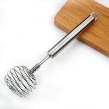 Stainless Steel Balloon Whisk, Spring Egg Beater for Blending, Whisking, Beating, or Stirring