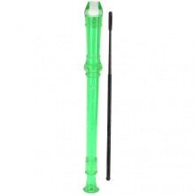 8?Hole Clarinet ABS Transparent with Cleaning Rod Portable Treble Wind InstrumentGreen
