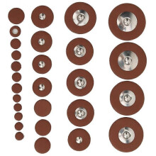 28pcs Multi Size Sax Leather Pads Replacement Set for Soprano Saxophone