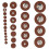 28pcs Multi Size Sax Leather Pads Replacement Set for Soprano Saxophone 1