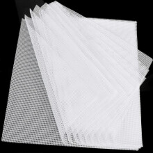 Silicone Dehydrator Sheets, Pack of 10, 30 x 30/40 x 40 cm, Square NonStick Fruit Dehydrator Mats for Food, Fruit Dryer, Reusable 40x40 Cm