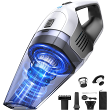 60571397 Handheld Vacuum Cleaner: 70W Motor, 8KPa Suction, Cordless, 30min Runtime, Lightweight 1.92lb for Home & Car
