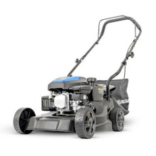 Hyundai 16'' / 39cm Black Edition Hand Push Petrol Lawnmower, 131cc, 35L Grass Collect and Rear Discharge | HYM16130P