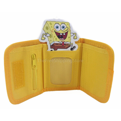 Nickelodeon SpongeBob SquarePants Κίτρινο Τριπλό Πορτοφόλι 2