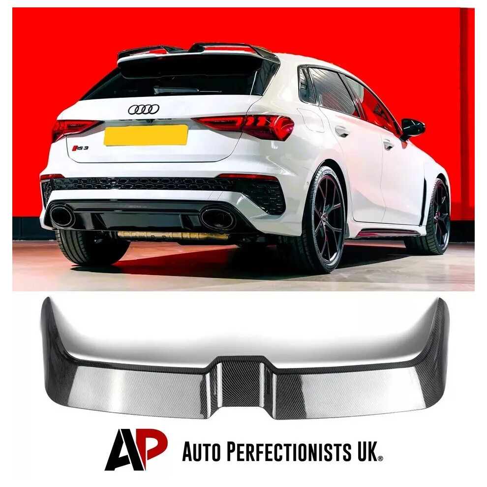 For Audi A3 S3 Rs3 8Y Sportback Carbon Fibre Boot Roof Spoiler Wing 2020+ 5061072660924