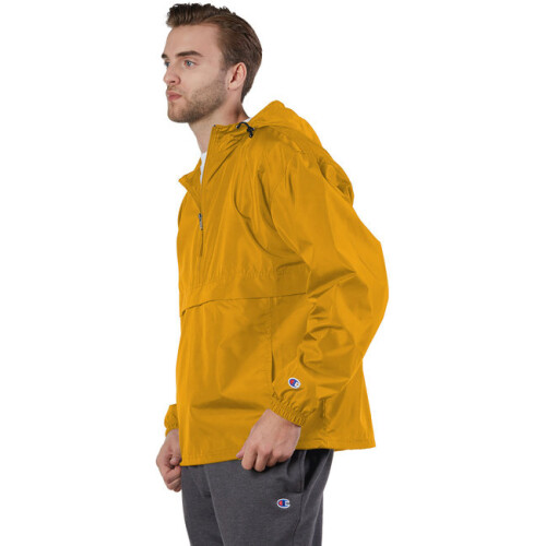 Champion Voksen Packable Anorak 14 Zip Jacket - Black - S (D0102H7K67J) 2