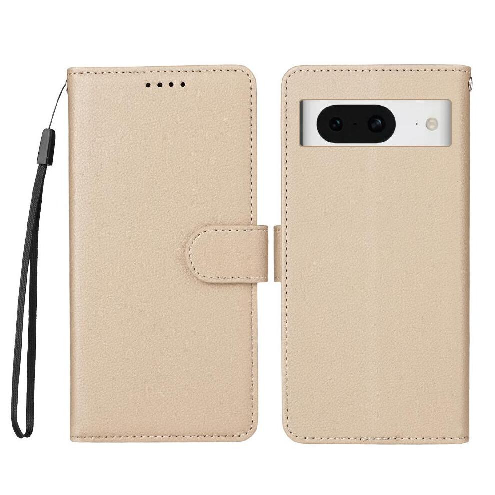 (Yellow) Flip Case For Google Pixel 8A Magnetic Car Mount Crad Slot Wireless Charging Wallet Yellow 764563694570