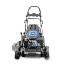 Hyundai 20'' 51cm Black Edition Self-Propelled Petrol Lawnmower, Electric Start, 200cc , 4-in-1 Mulch, 60L Side and Rear Discharge HYM20200SPE