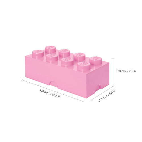 LEGO LEGO Light Purple Storage Box Brick 8 DIF 1