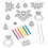 Shrinky Dinks Statement-Schmuckset 3
