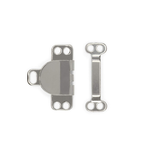 Ganci e occhielli Dritz in nichel per gonne/pantaloni, 24 set 2