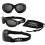 Γυαλιά Μοτοσικλέτας Global Vision Eliminator Deluxe Red Baron, Μαύροι Σκελετοί (Διαυγή και Σκοτεινά) 4