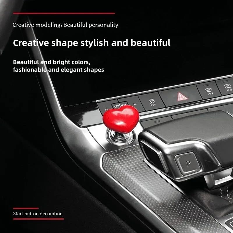Bouton De Démarrage Décoratif Voiture - Style Joystick/boule Bascule, Pour Personnaliser L'habitacle - 8