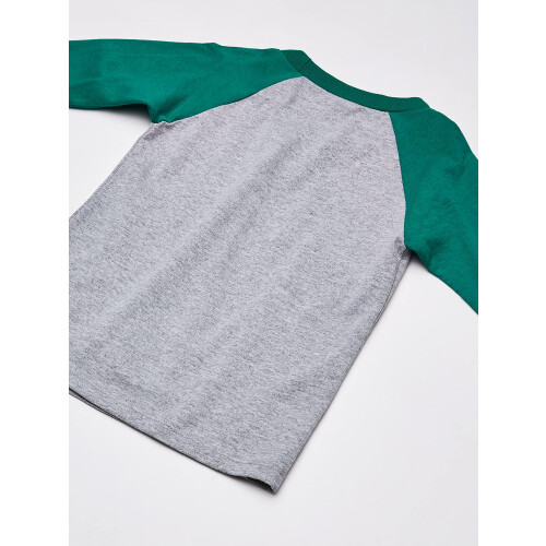 Nickelodeon Nickelodeon Beable Garoth 'Slave Long Slave Tee Heather/Kelly Green 3T 2