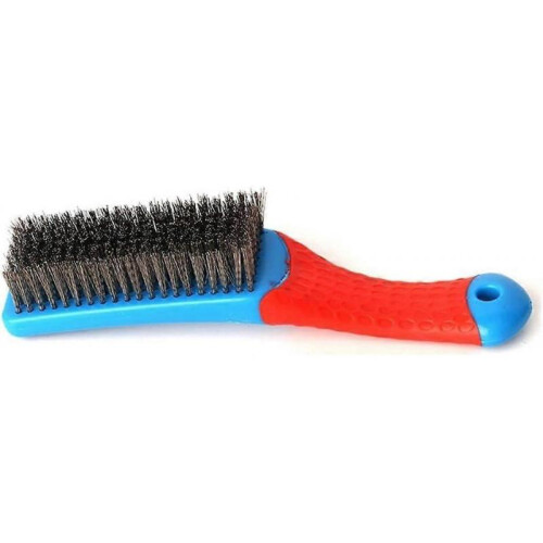 1pc multipurpose steel wire brush wire brush with plastic handle Ref: 7842 2
