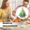 Christmas Tree Silicone Coaster  Foldable Mat with Suction Cups 2