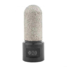 3in1 carbide grinding head for angle grinder, 20 mm brazed carbide milling pin, M14 thread, for porcelain/marble/granite, 50 grit