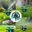 Rotating garden sprinkler for large area coverage  Lawn irrigation watering system 2