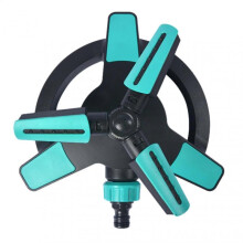Rotating garden sprinkler for large area coverage  Lawn irrigation watering system