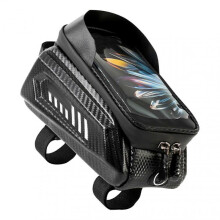 Frame bag cycling, top tube bicycle bag, small cycling bag  waterproof touchscreen top tube bag for mountain road bikes, bike storage pack