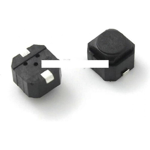 100Pcs Silent Tact Switch 6 6 5mm 6x6x5mm SMD Silicone Button Switch Touch Switch Height 5mm Ref: 8738 1