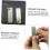 2 x Grinder Fishing Hook Sharpener Sharpener Glitter Stones Whetstone Mini Diamond 4