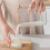 yogurt sieve with extra fine mesh bag, transparent lid, multifunctional cheese filter 3