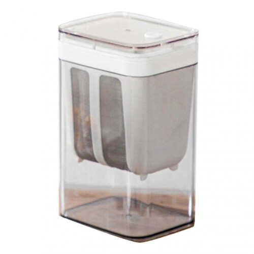 yogurt sieve with extra fine mesh bag, transparent lid, multifunctional cheese filter