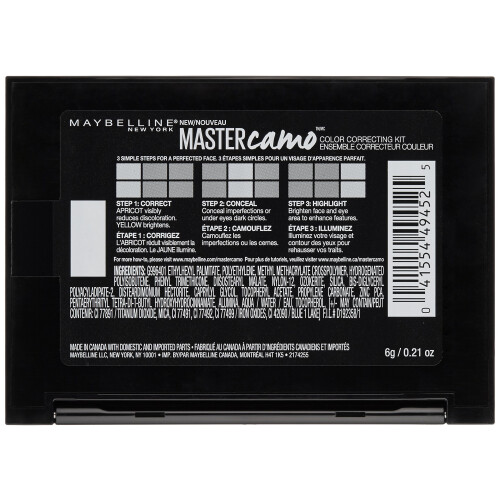 Maybelline Maybelline Facestudio Master Camo Kleurcorrectieset Medium 0,21 oz. 2