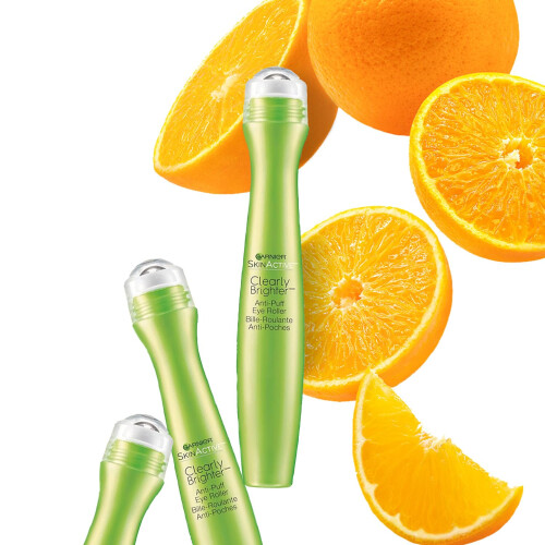 Garnier Clearly Brighter Roller για Μάτια, 0.5 Fl Oz (15mL), 3 Τεμάχια 2