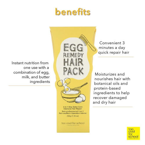 Too Cool For School Egg Remedy Haarpackung 7,05 oz 2