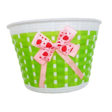 Kids Bicycle Basket, Bicycle Basket, Bicycle Accessories, Storage Basket, Handlebar Basket for Outdoor Sports, Riding, Kids,  Green