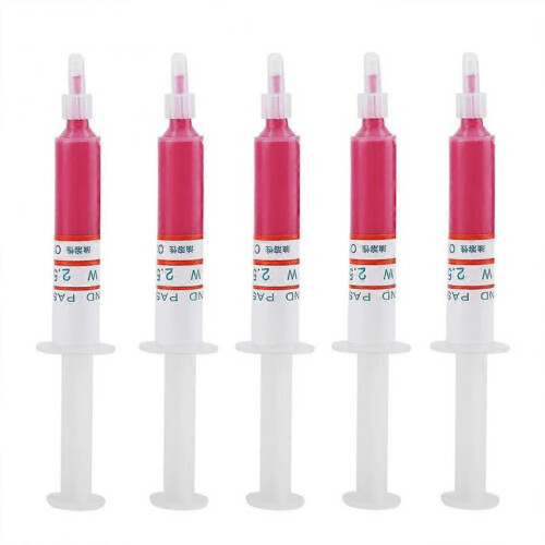 Diamond Grinding Paste, 5 Pieces/Set Diamond Lapping Paste Polishing Paste Diamond Grinding Lapping Compound Compound Syringes (W2.54000)