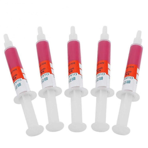 Diamond Grinding Paste, 5 Pieces/Set Diamond Lapping Paste Polishing Paste Diamond Grinding Lapping Compound Compound Syringes (W2.54000) 2