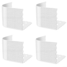 Silicone Sheet Holder Clips 4 Pack to Hold Your Sheets Firmly (Clear) transparent