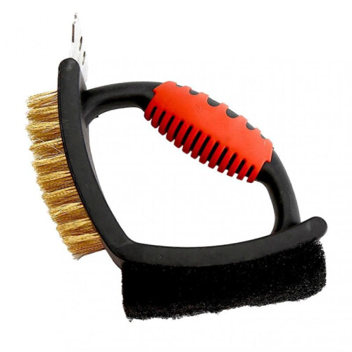 BBQ Grill Brush  Ergonomic Scraper, Cleaning Tools for Outdoor Camping Ref: 6481