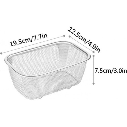 Rectangular Chip Holder  Bakeware Set Basket  Fine Mesh Oil Strainer  Frying Basket  Dish Drainer 2