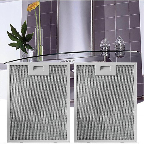 Range Motor Filter Replacement  Updated Area of Main Range Hood Filter  Extractor Fan Filter  2x Vent Aluminium Mesh 1