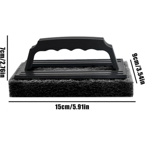 Grill Grate Scrubber with ergonomic handle, Cookware Cleaning for BBQ Camping 2