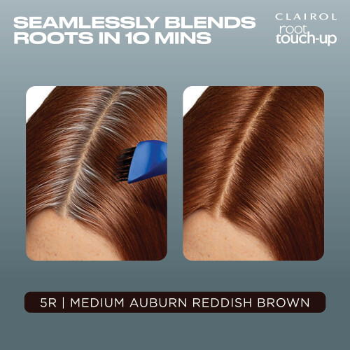 Clairol Clairol Root Touch-Up by Nice'n Easy Μόνιμη Βαφή Μαλλιών, 5R Μεσαίο Καστανό/Κόκκινο, Πακέτο 2 2