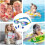 Kids Swim Goggles, Compact, AntiFog for , , Teens Blue 3