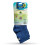 Cloudz Natural Aloe Vera Spa Socks - Bl? (2 par/diverse solid & m?nstret) 4